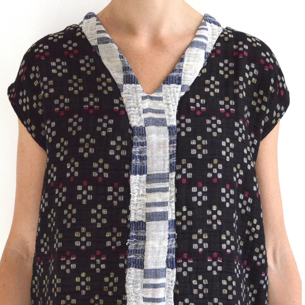 Ace & Jig Arrow top in Kasuri